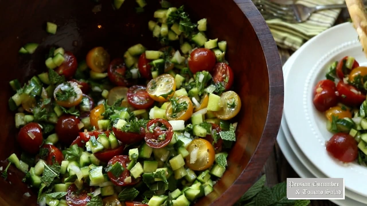 Persian Cucumber and Tomato Salad